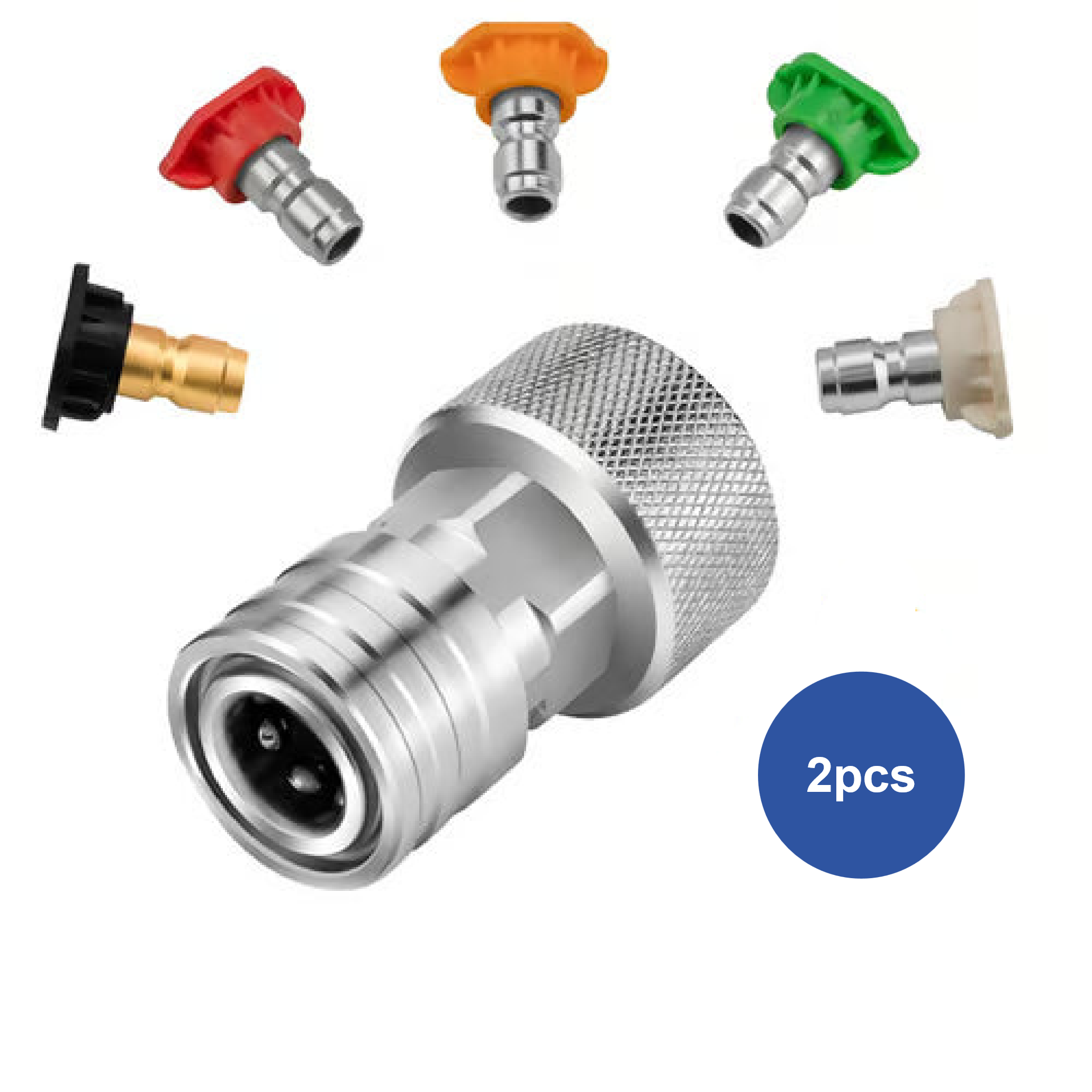 Adapter + 5 Nozzle Set - 2PCS
